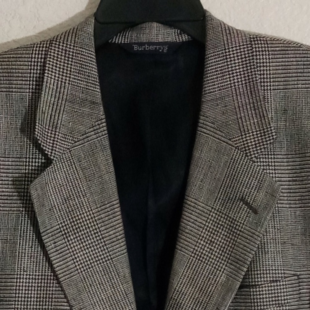 [Burberry] Men's Plaid Blazer/Sport Coat 38S